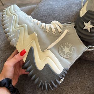 ✨New✨ Converse Run Star Motion Hi Slate Sage